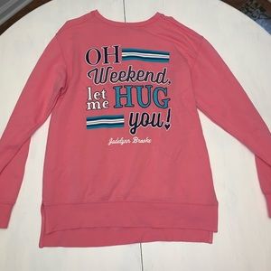 “Oh weekend let me hug you” pull over